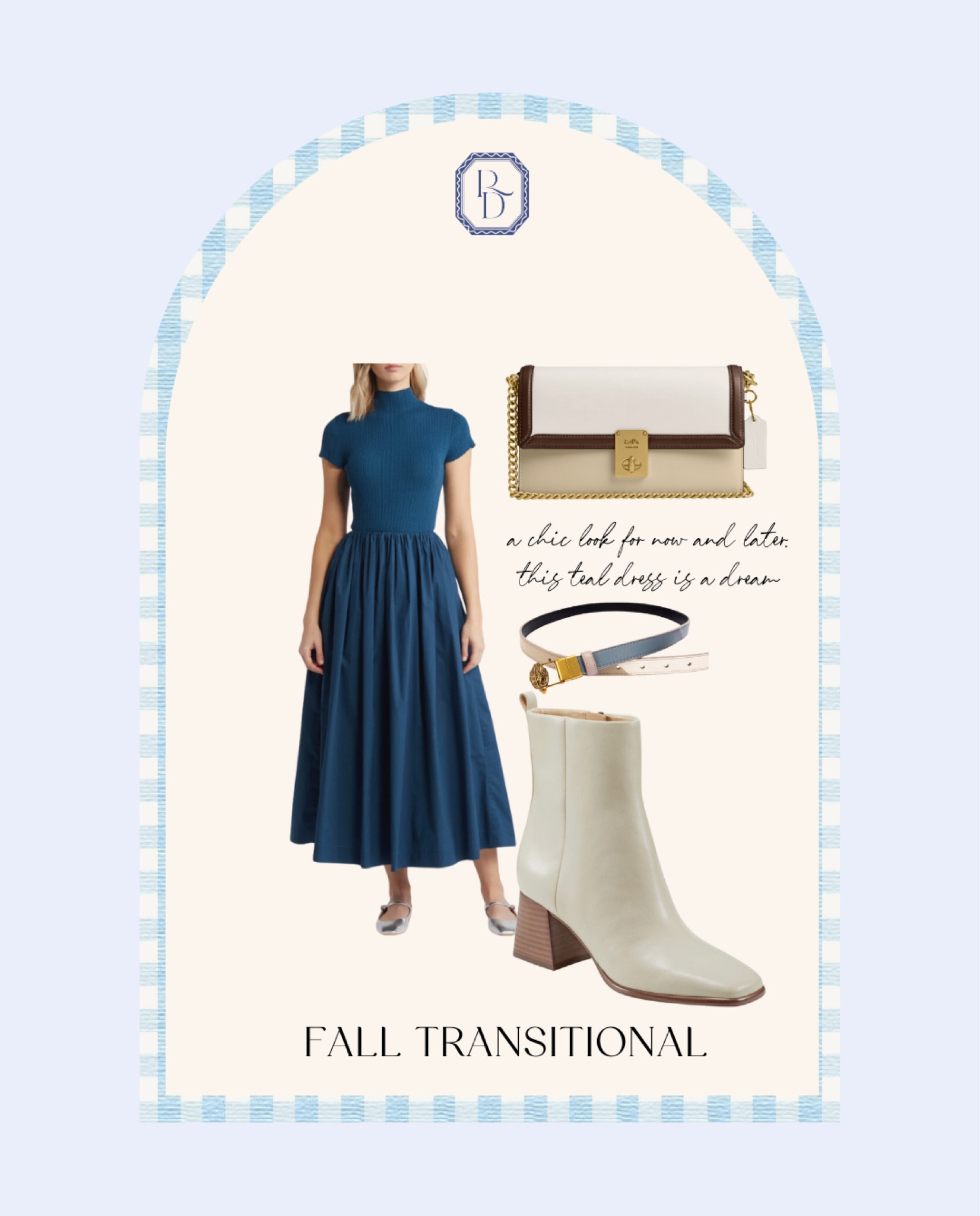 Teal and off white, the perfect transition from summer blue & white to fall  

#LTKxNSale #LTKStyleTip