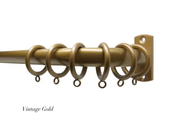 Custom Curtain Rod - 7/8" French Rod | Etsy (US)