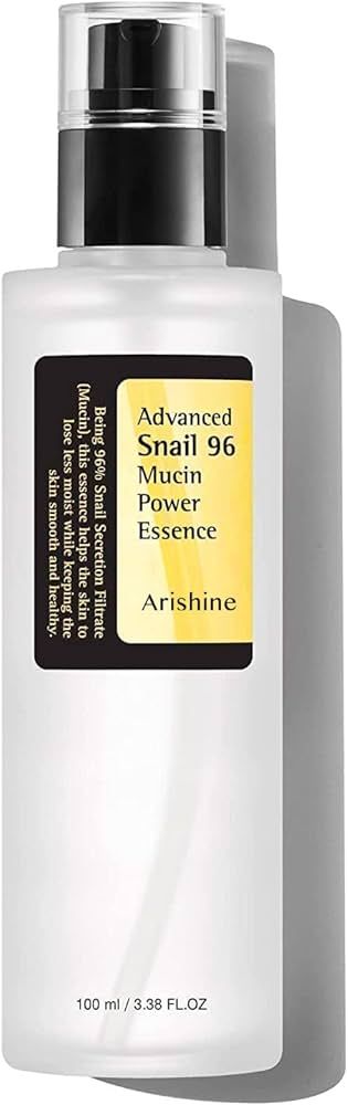 Arishine Snail Mucin Serum, Advanced Snail Mucin 96% Power Repairing Essence, Hydrating Serum For... | Amazon (CA)