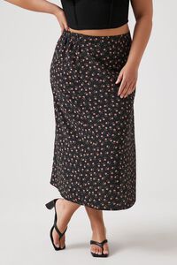 Plus Size Ditsy Floral Maxi Skirt | Forever 21 | Forever 21 (US)