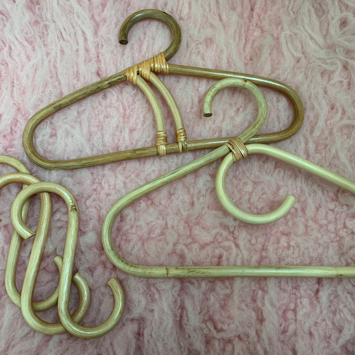 Rattan Hanger Handmade for Closet and Nursery Decor, Boho Room. Get Your Personalized Adult and B... | Etsy (US)