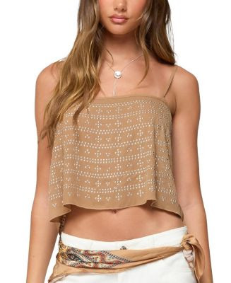 Edikted Sunna Studded Top | Bloomingdale's Women | Bloomingdale's (US)