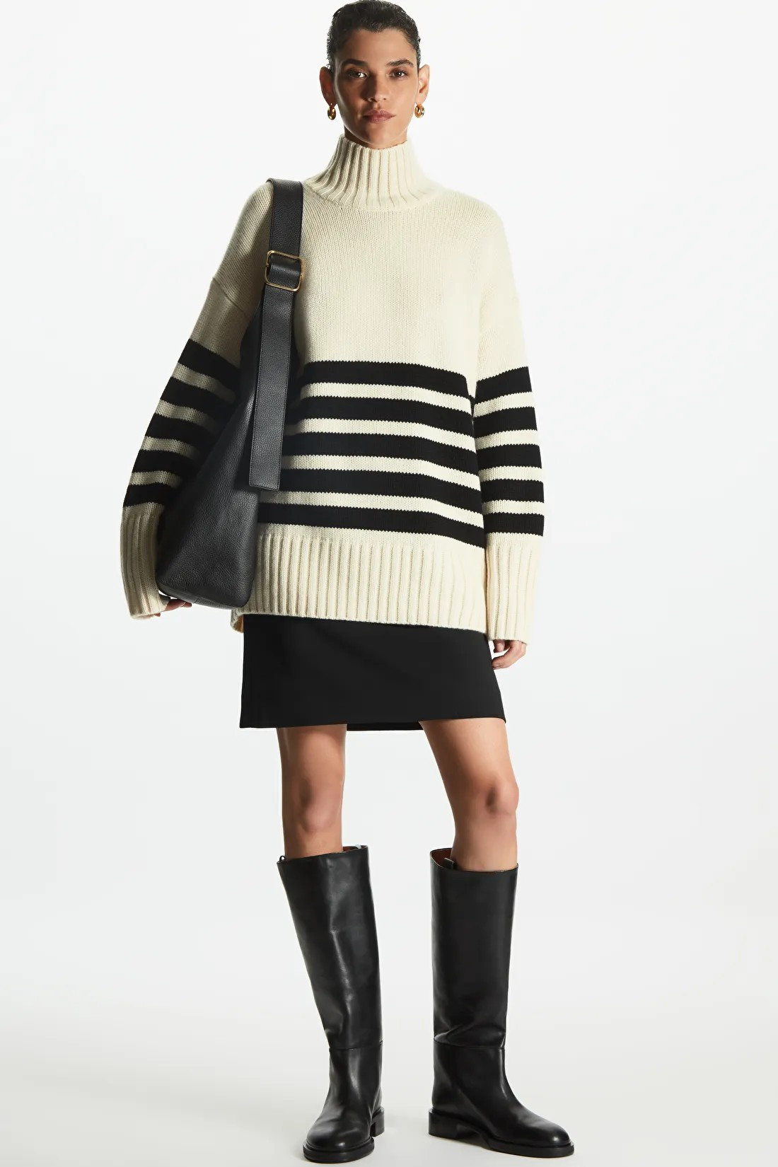 KASCHMIRPULLOVER MIT STEHKRAGEN - Weiß - Jumpers - COS | COS (EU)