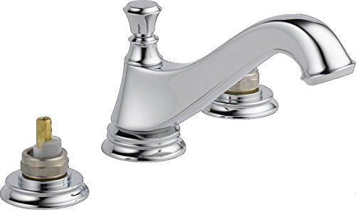 Delta 3595LF-MPU-LHP Cassidy Two Handle Low-Arc Widespread Bathroom Faucet with Metal Pop-Up Drain a | Amazon (US)