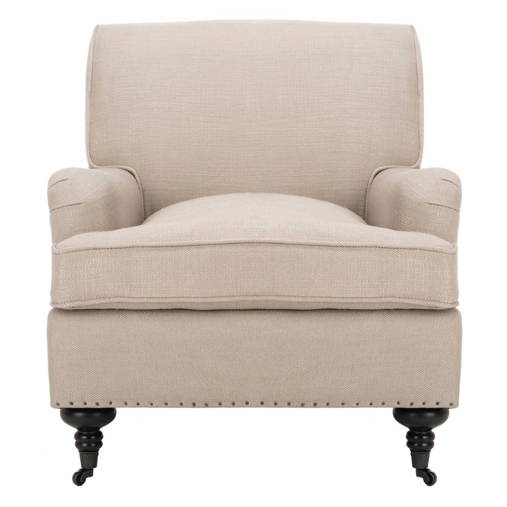 Sasha Club Chair Tan - Safavieh , Antique Gold | Target