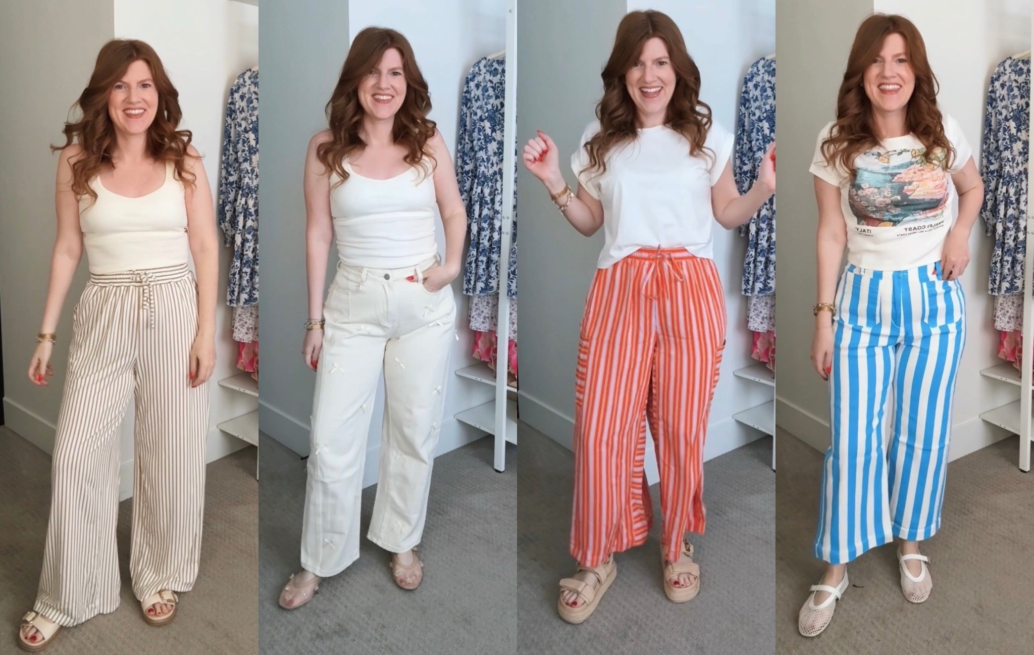 Fun spring pants from Amazon. Size medium. 

#LTKFindsUnder50 #LTKPetite #LTKStyleTip