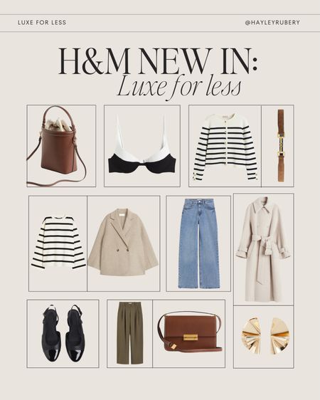 H&M new in: Luxe for Less 🤎 #HM #NewIn #Luxeforless 

#LTKfindsunder50 #LTKfindsunder100 #LTKstyletip