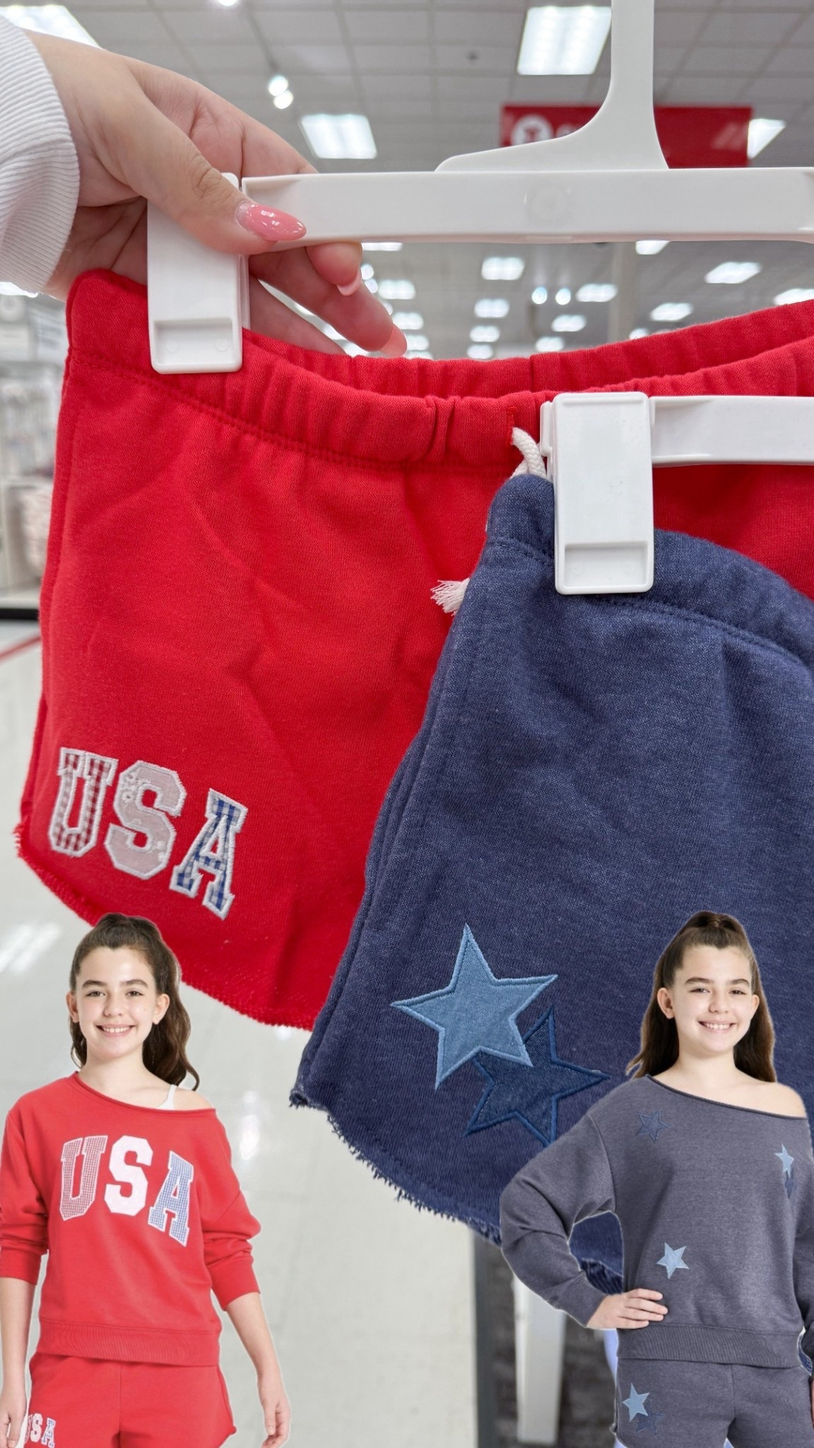 Girls Art Class French terry USA sets at Target 🎯  

#LTKSeasonal #LTKootd #LTKKids