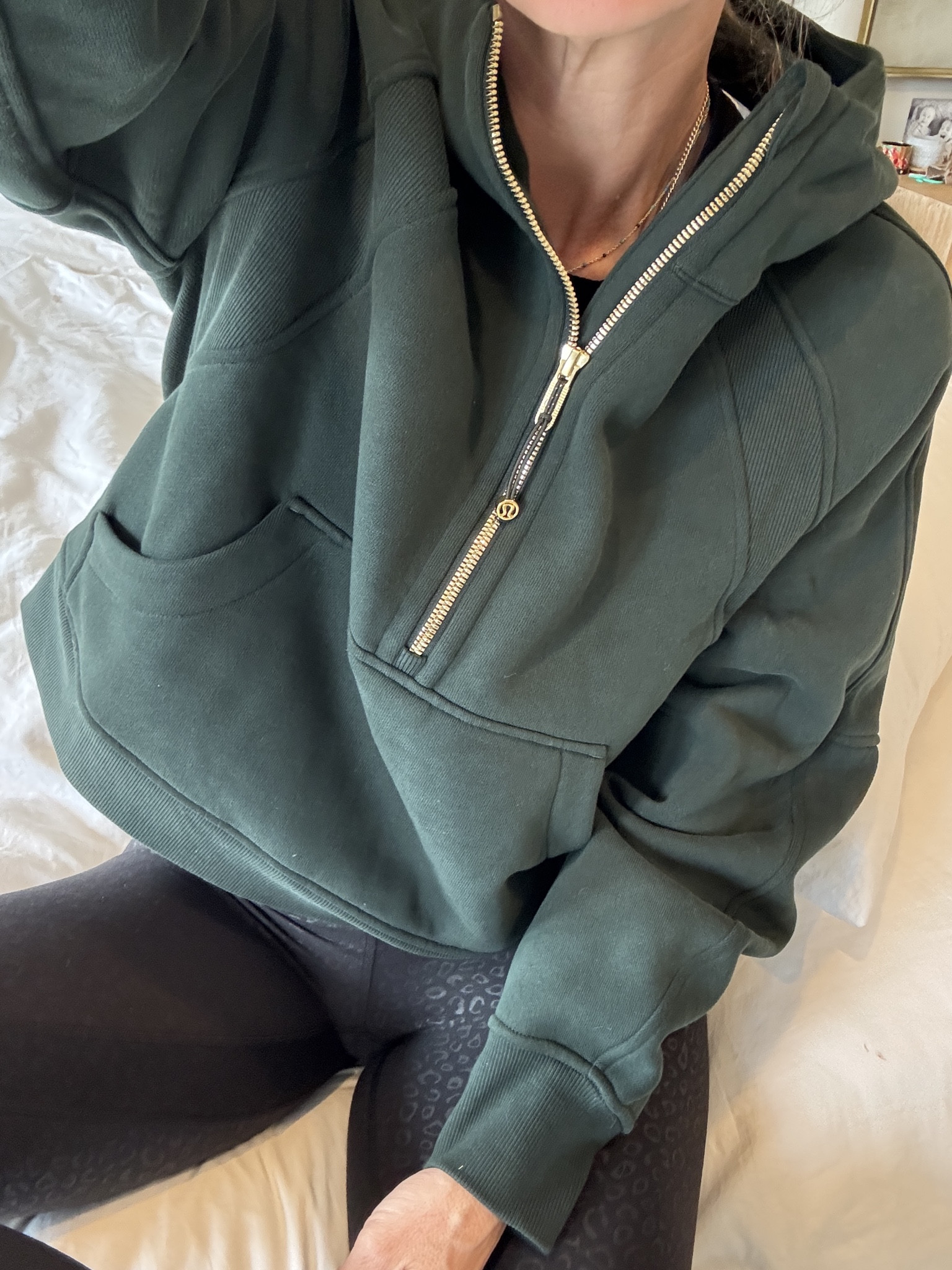 Because a gold zipper just feels so elevated.  My favorite hooded sweatshirt.

Casual outfit | weekend outfit | lululemon favorites

#LTKActive #LTKmomlife
