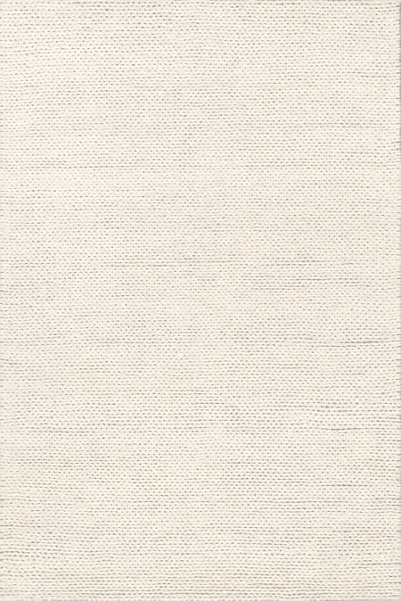 Off White Veronica Wool Braided Area Rug | Rugs USA