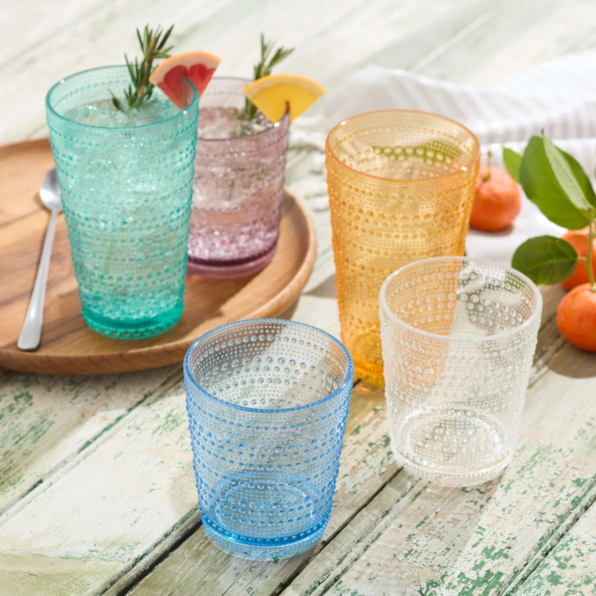 Santa Fe Set of 6 Acrylic DOF Glass | Wayfair North America