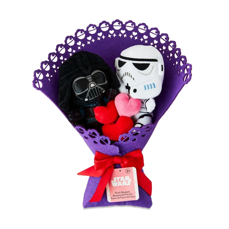Star Wars™ Medium Plush Valentine’s Bouquet with Darth Vader and Stormtrooper, Collectible Pl... | Walmart (US)