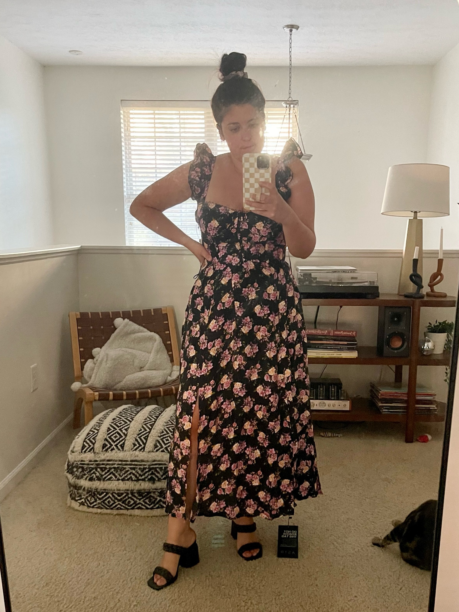 white christmas dresses wedelia floral dress – mode main image 0