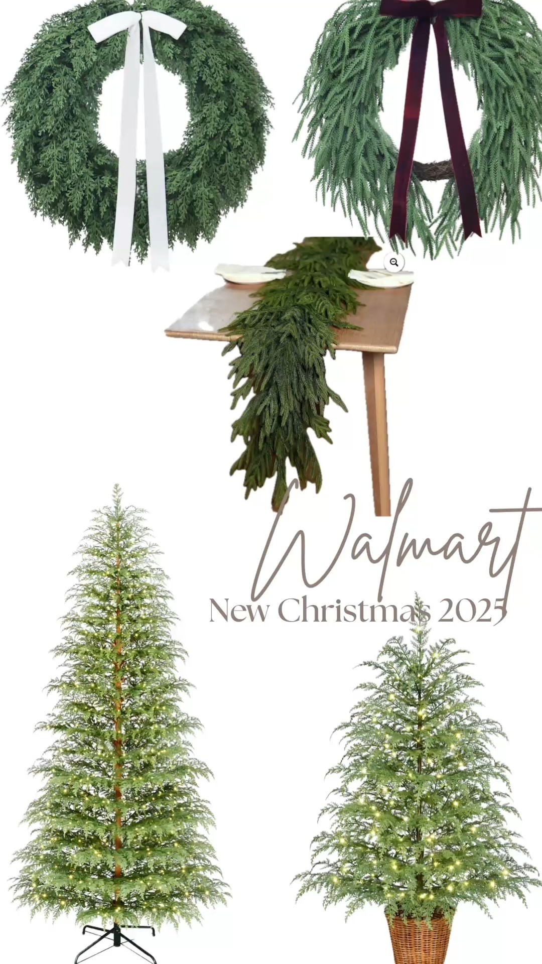 Walmart dropped new Christmas items for 2025 and they are GOOD!!! The Christmas trees are already selling out! The tree comes in 3 sizes. 

#LTKFindsUnder100 #LTKHome #LTKSeasonal