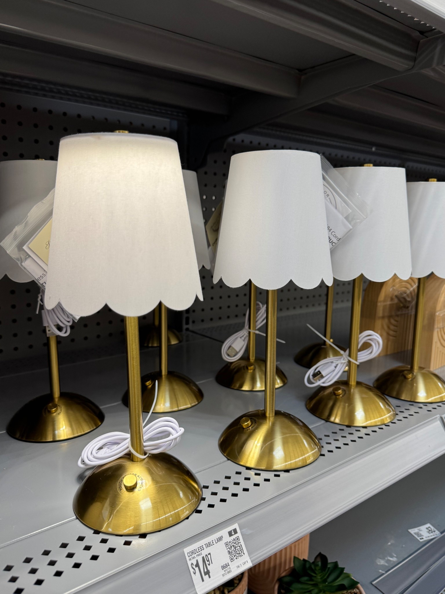 Cordless, touch-sensor lamps with 3 light settings! The sweetest scalloped details on the lamp shade… 

#LTKHome #LTKFindsUnder50