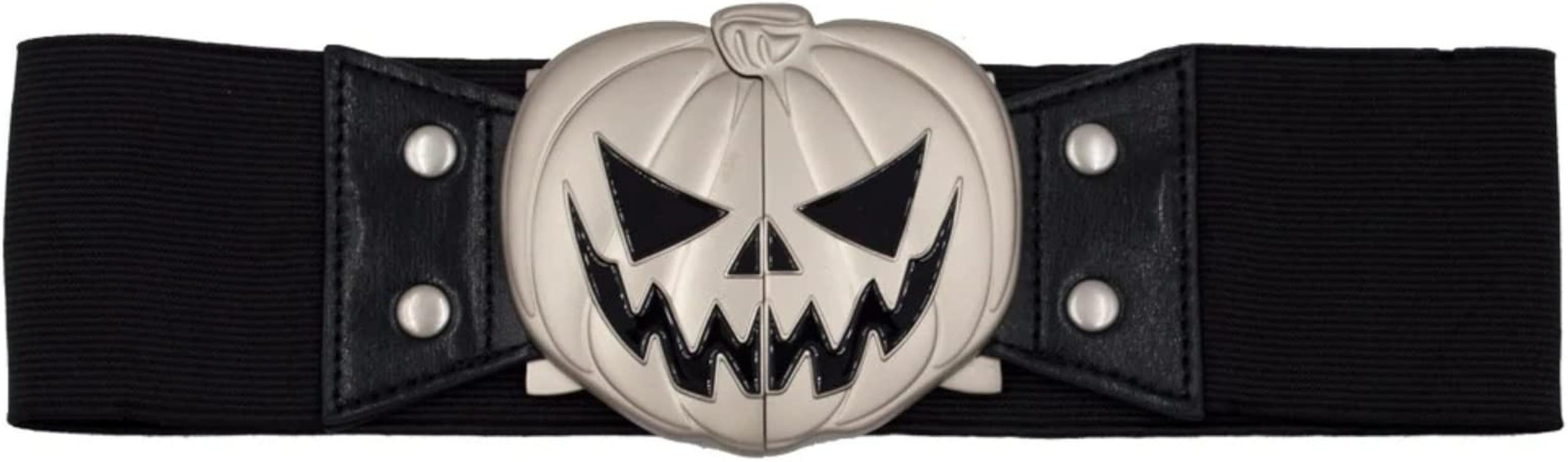 Kreepsville 666 Pumpkin Belt Trick or Treat Halloween Stretch Wide Elasticated - Black - 2XL3XL | Amazon (US)