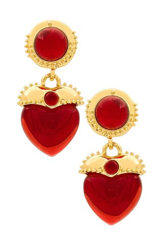 8 Other Reasons Crown Jewels Earrings in Red from Revolve.com | Revolve Clothing (Global)