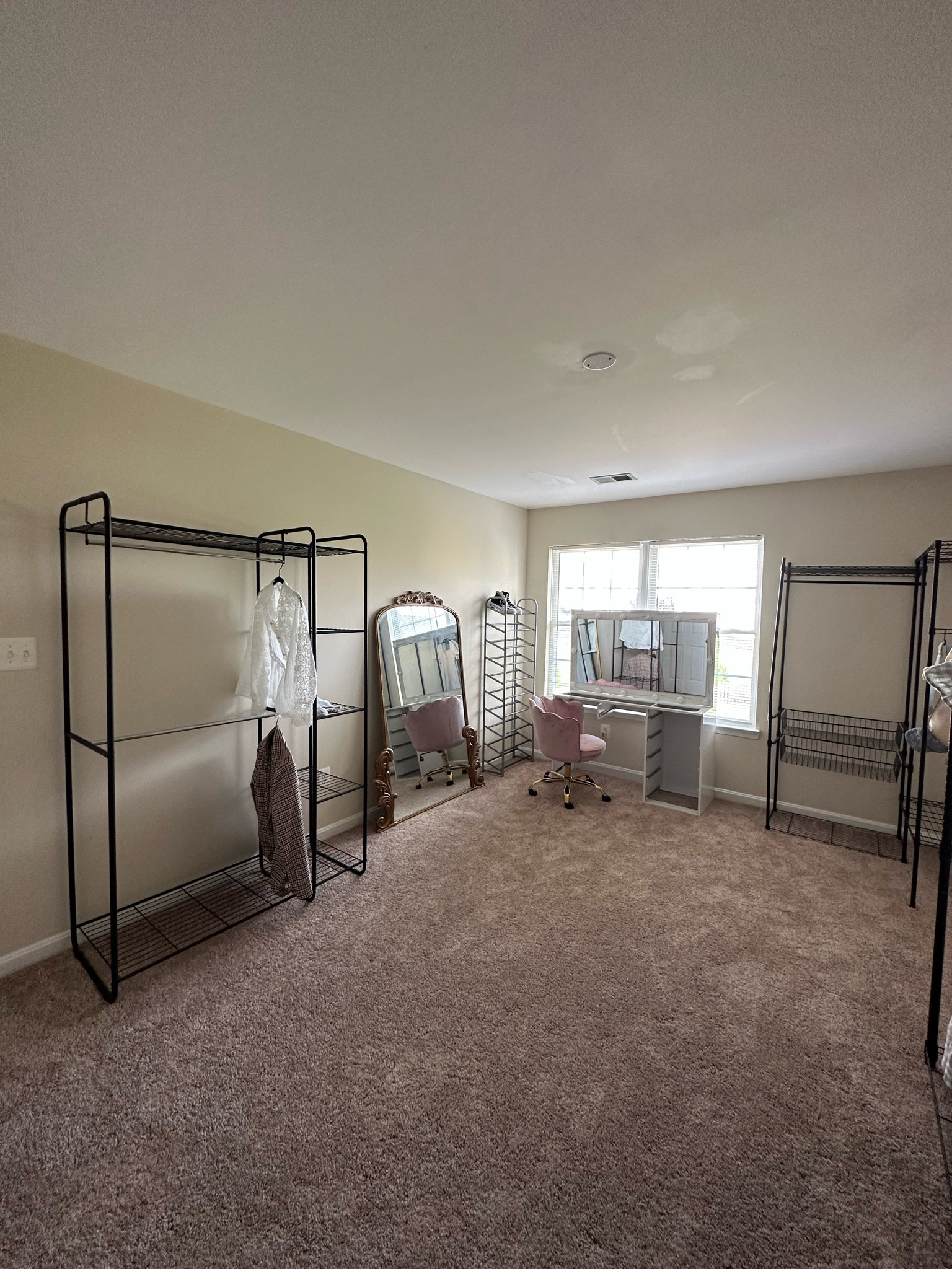 Setting up my new closet room! Here’s the bare bones to get a better look at the racks 

#LTKFind #LTKBacktoSchool #LTKhome