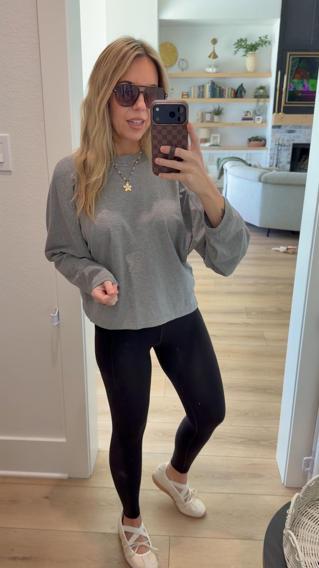 Tee and leggings are TTS. I’m in a medium top because that was all my store had but the small would have been fine. Leggings are my normal small. I size down half in these adidas! I’m an 8-8.5 and did the 8.

#LTKootd #LTKmomlife #LTKActive