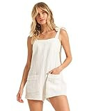 Billabong Women's Girl On The Run Woven Overall, Cool Whip, L | Amazon (US)