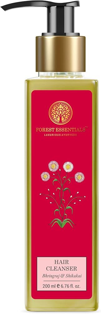 Forest Essentials Hair Cleanser, Bhringraj and Shikakai, 200ml | Amazon (US)