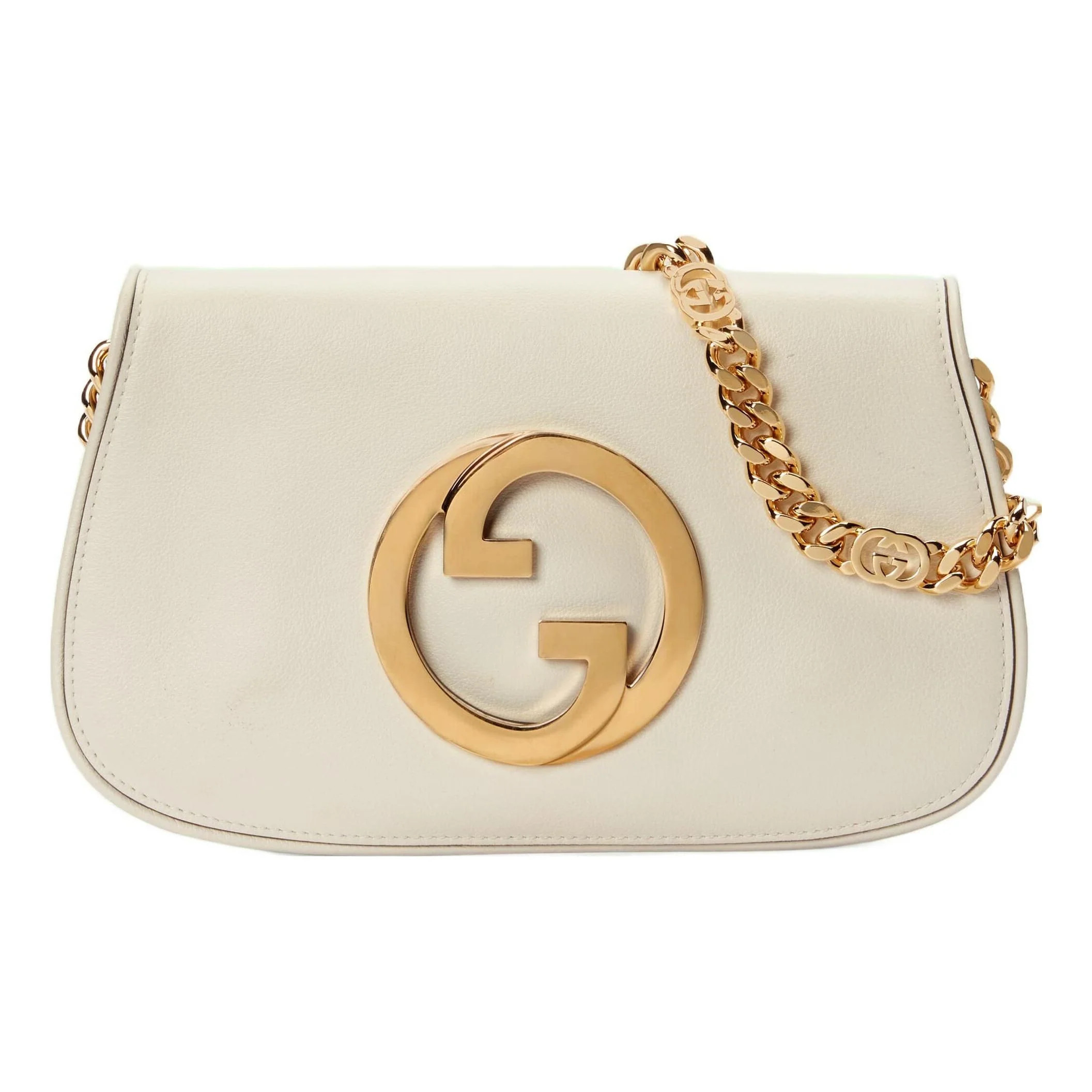(WMNS) Gucci Blondie Shoulder Bag 'White' | KICKS CREW