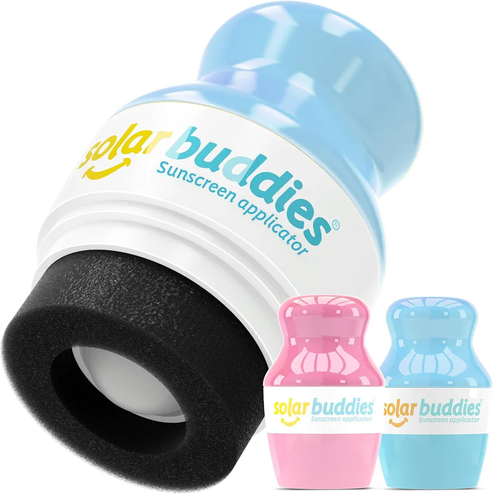 Solar Buddies Sunscreen Applicator – Full Blue & Pink Duo – BPA-Free Refillable Roll-on Spong... | Amazon (US)
