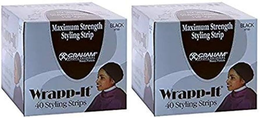 Wrapp-It Black Styling Strips (2 Pack) | Amazon (US)