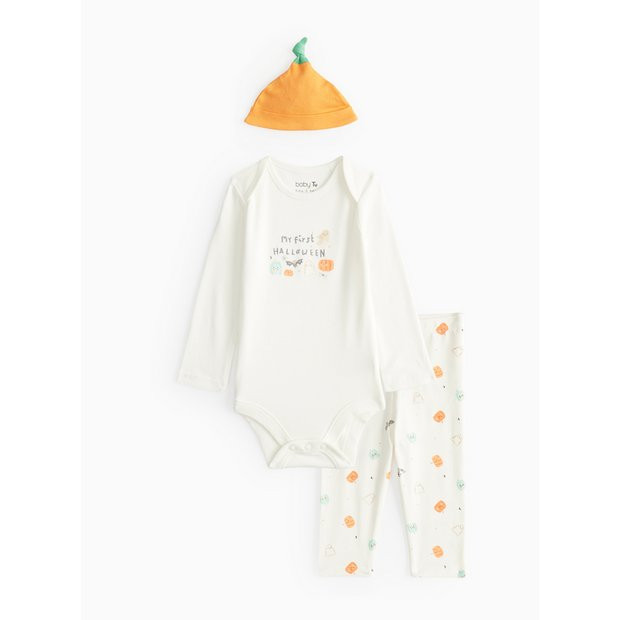 Unisex My First Halloween 3 Piece Set 3-6 months | Tu Clothing