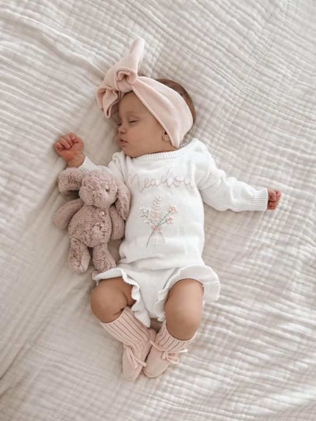 Personalised Baby Romper, Baby&toddler Onesie, Frill Baby Romper, Baby Bodysuit, Baby Coming Home... | Etsy (US)