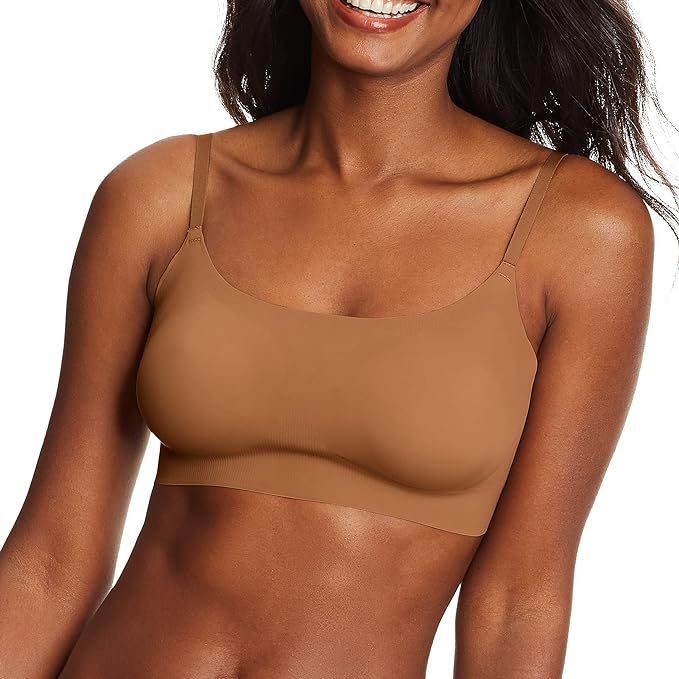Maidenform Pure Comfort Bralette with Smoothing Fit, Wireless Bra, No-Roll Lightweight T-Shirt Br... | Amazon (US)