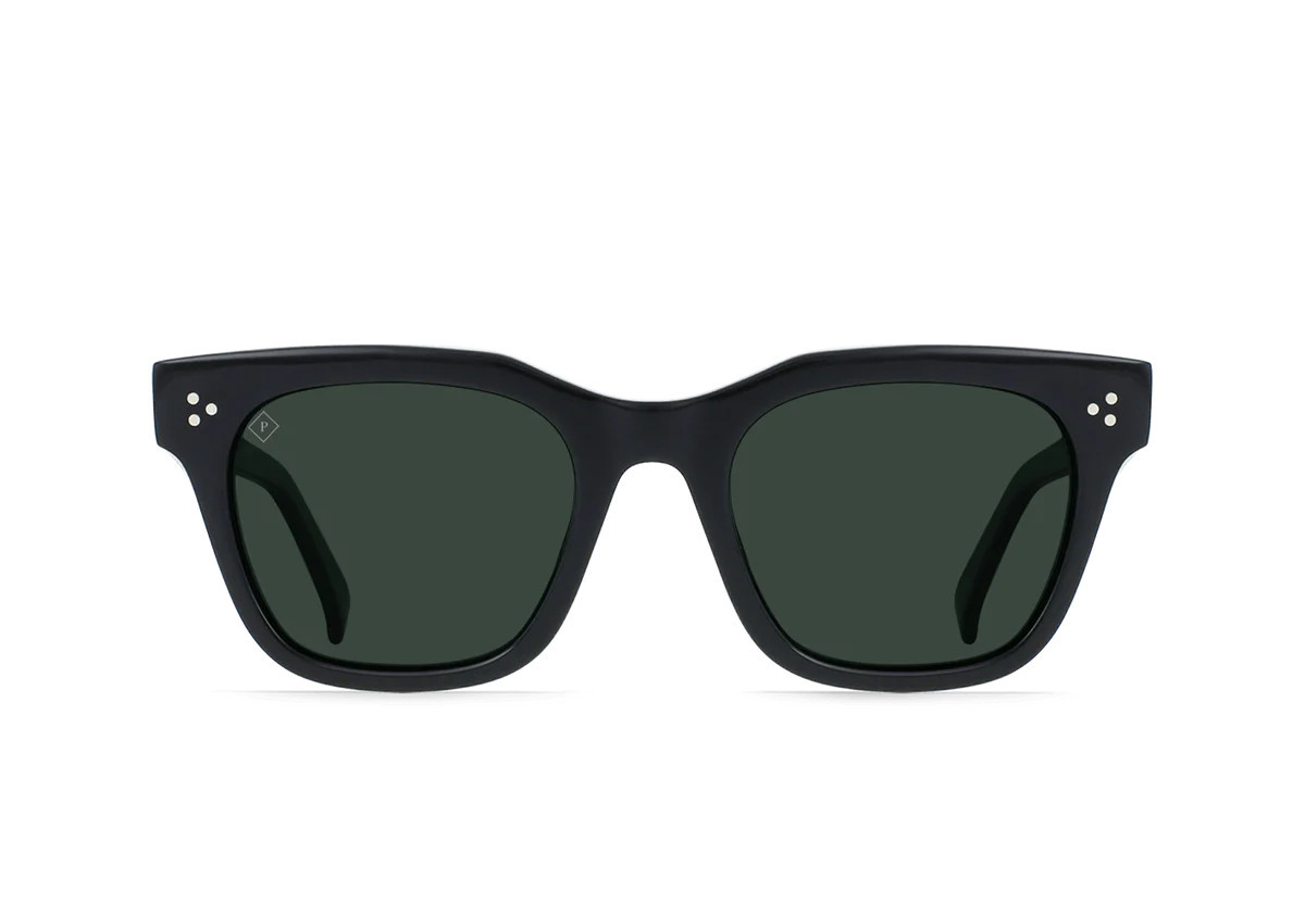 HUXTON-Recycled Black / Green Polarized-51 | RAEN