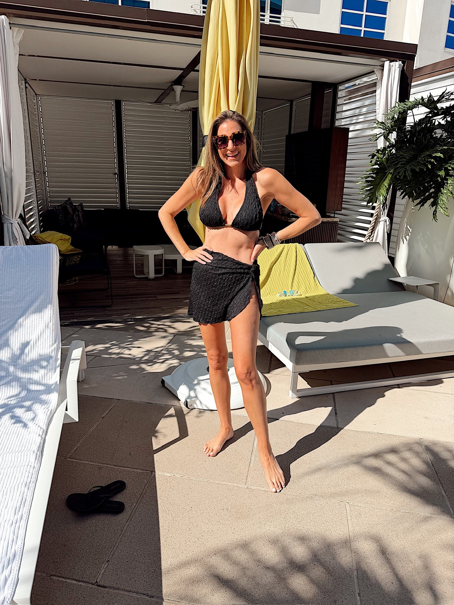 Today’s pool ootd! In a medium and set comes with all 3 pieces- fits tts.

#LTKootd #LTKSeasonal #LTKSwim