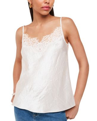 Whistles Lace Trim Camisole Top  | Bloomingdale's Women | Bloomingdale's (US)