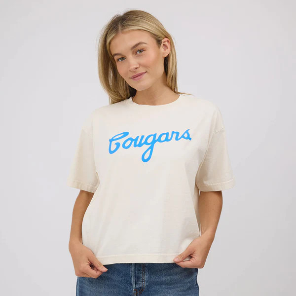 BYU Oversized Tee, Natural - Cougars | Albion Fit