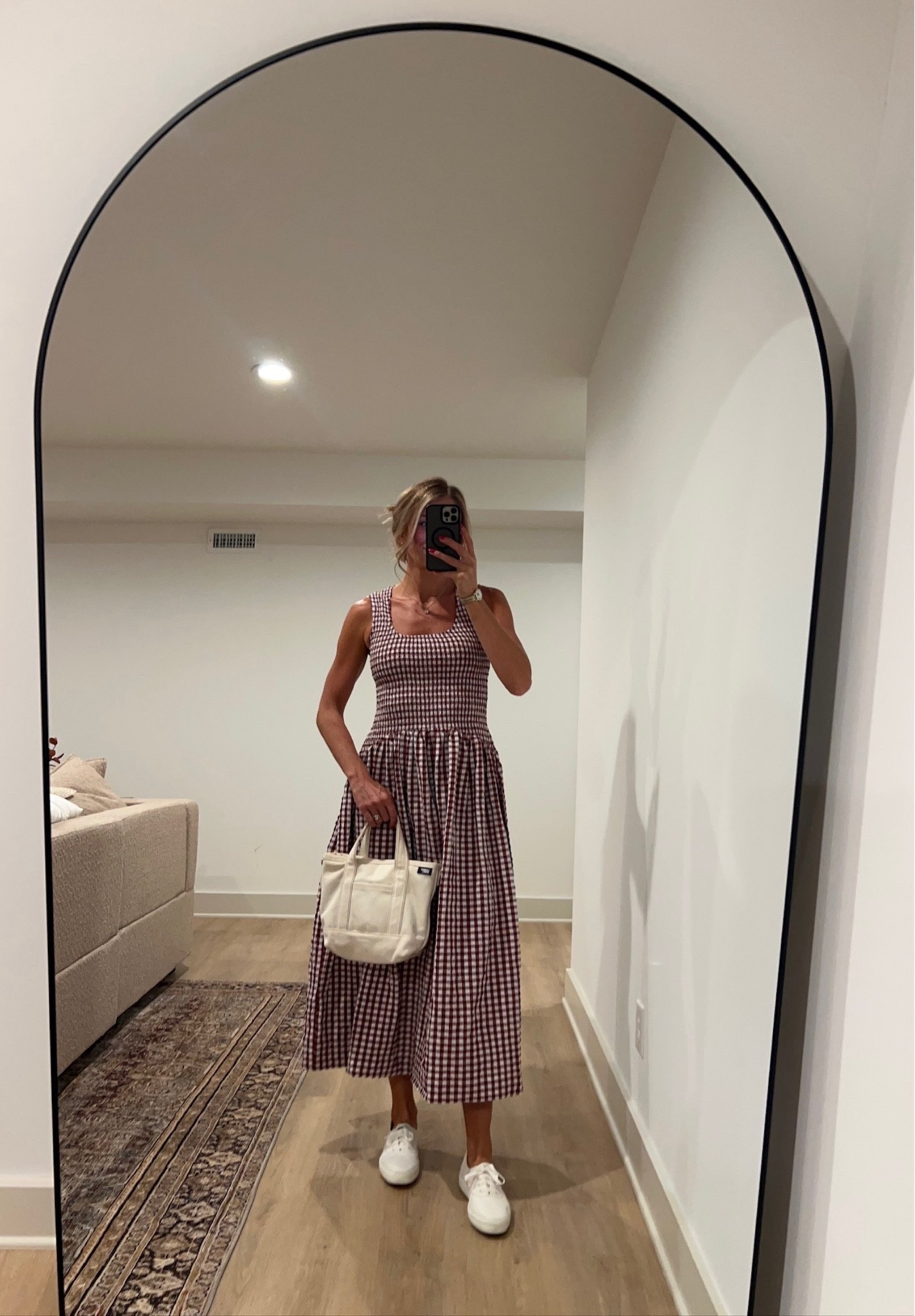 The perfect pre-fall dress 🤎 Keeping it simple with sneakers now, then layering it up once the temps drop! Wearing a size 6 in the dress

#LTKootd #LTKSeasonal #LTKgrwm