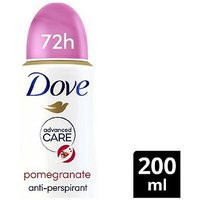 Dove Advanced Care Go Fresh Pomegranate & Lemon Verbena Anti-Perspirant Deodorant Spray Aerosol for 72 hours of protection 200ml | Boots.com