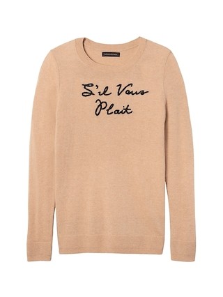 Italian Superloft Graphic Crew | Banana Republic US