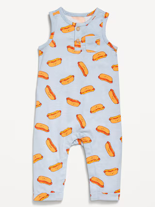 Printed Sleeveless Henley One-Piece for Baby | Old Navy (US)