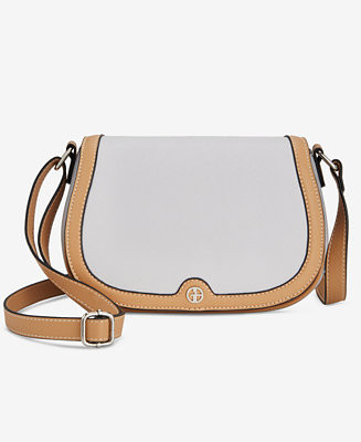 Giani Bernini Saffiano Small Saddle Crossbody, Created for Macy's - Macy's | Macy's