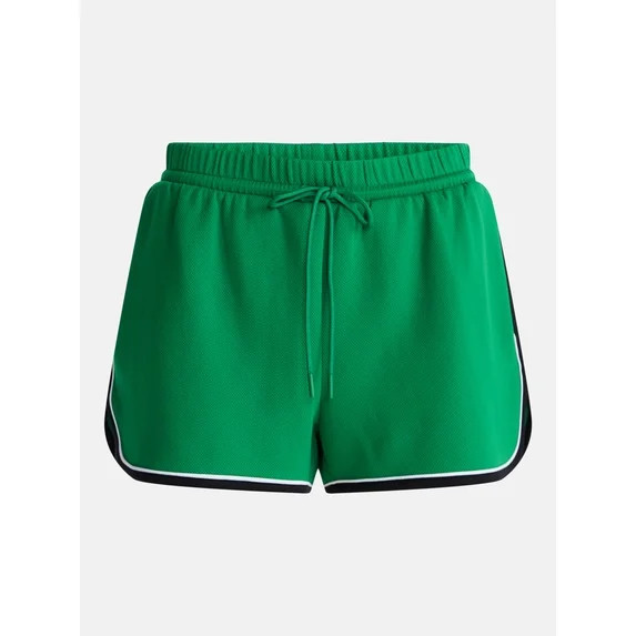 Aiva Women's Pique Knit Dolphin Shorts, 2.5" Inseam, Sizes XS-XXL | Walmart (US)