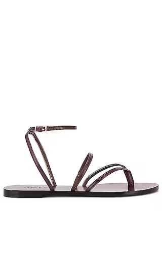 Void Sandal in Dark Brown | Revolve Clothing (Global)