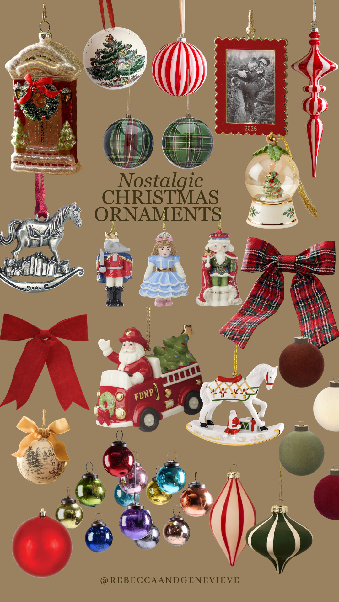 Nostalgic Christmas Ornaments 

 #LTKSeasonal #LTKHome