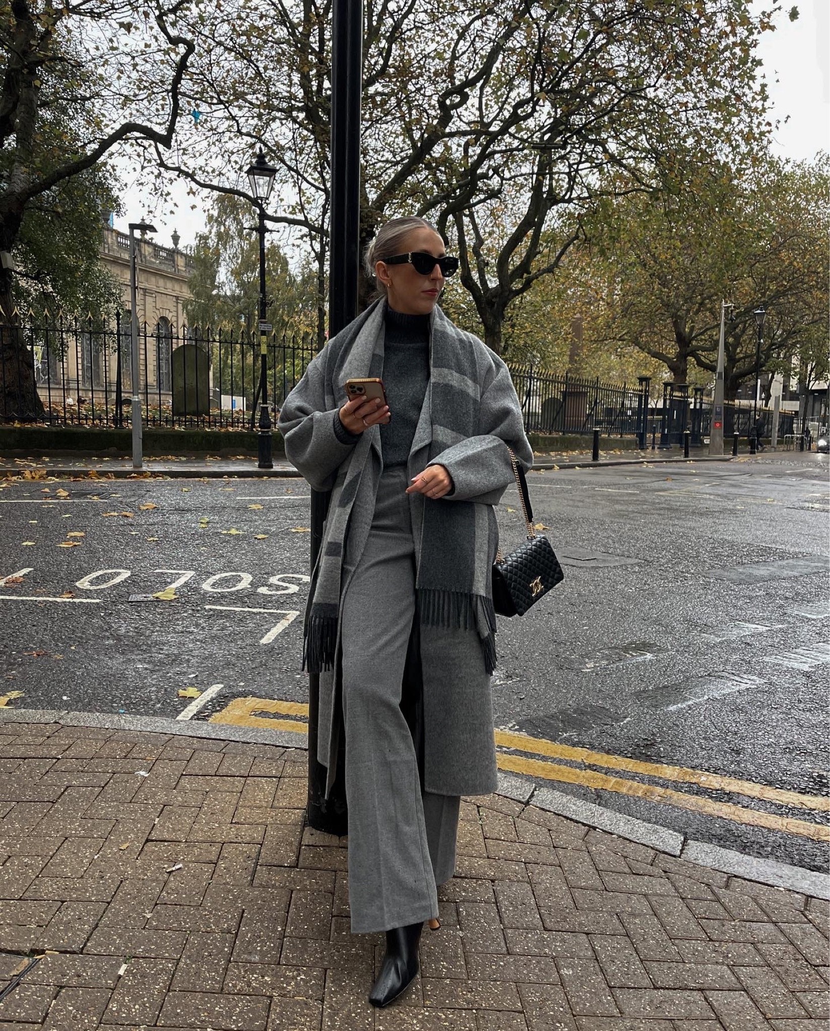 Oversized Wool Look Contrast … curated on LTK