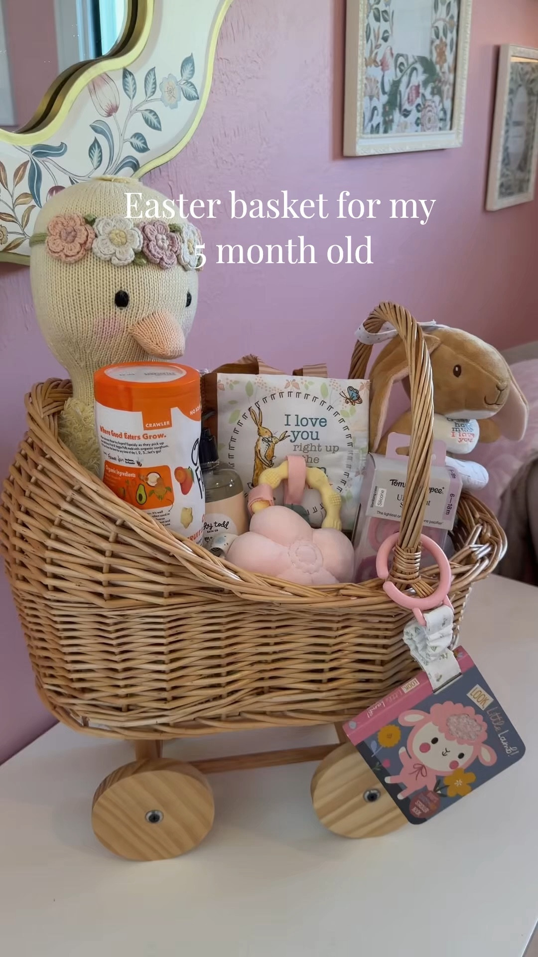My 5-month-old might not understand Easter yet… but that didn’t stop me from putting together the cutest little basket for her. Moms know the first holidays are really for us anyway. 🐰💛

#easterbasket #babyeasterbasket #babysfirsteaster #momlife #momcontentcreator #easterideas #babyessentials #momsoftiktok #momlifeunfiltered #babyfavorites #easterwithbaby #5monthsold #babyholiday


#LTKSeasonal #LTKBaby #LTKKids