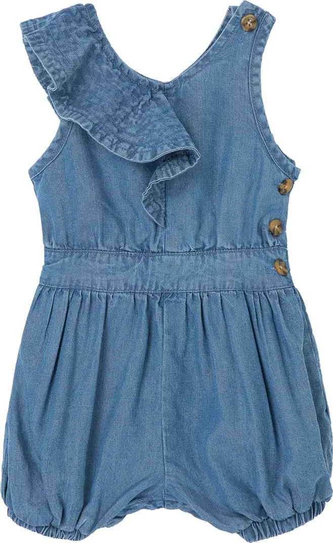 Ruffle Denim Romper | Nordstrom