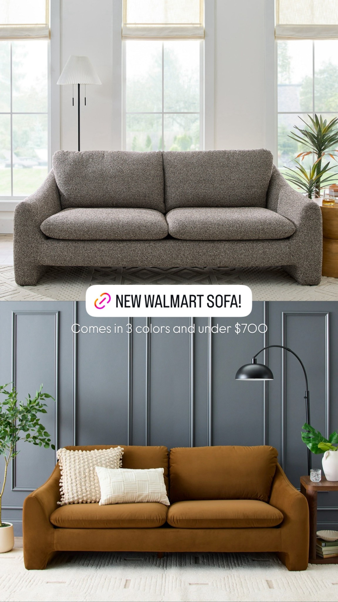 Loving this new modern sofa at Walmart!

#LTKHome