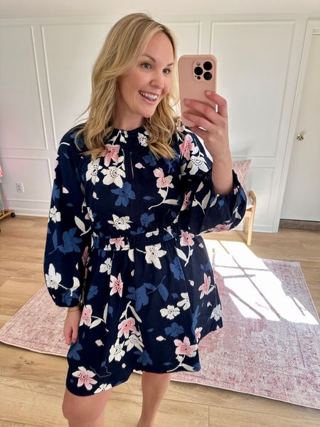 A great Easter dress option! Love the floral pattern on this , I’m wearing a medium. It does have a stretchy waist. Work outfit - Easter dress 

#LTKmidsize #LTKworkwear #LTKstyletip