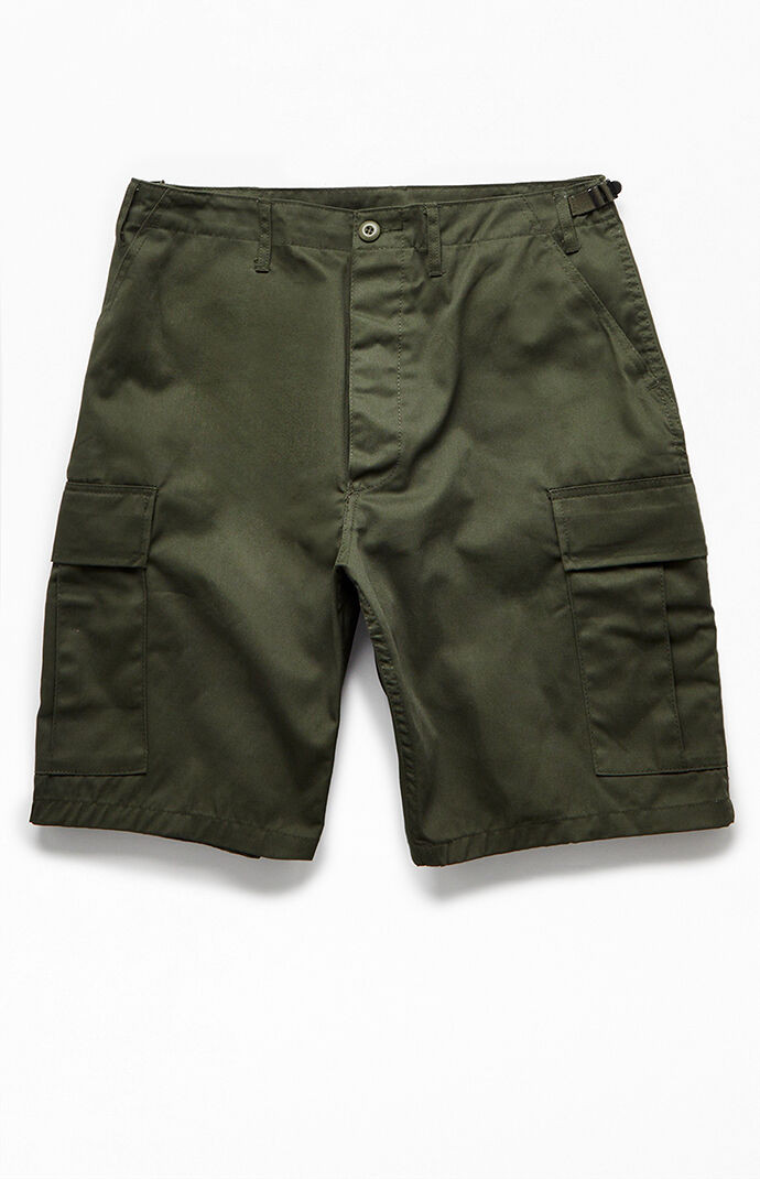 Rothco Mens Olive BDU Cargo Shorts - Green size Large | PacSun
