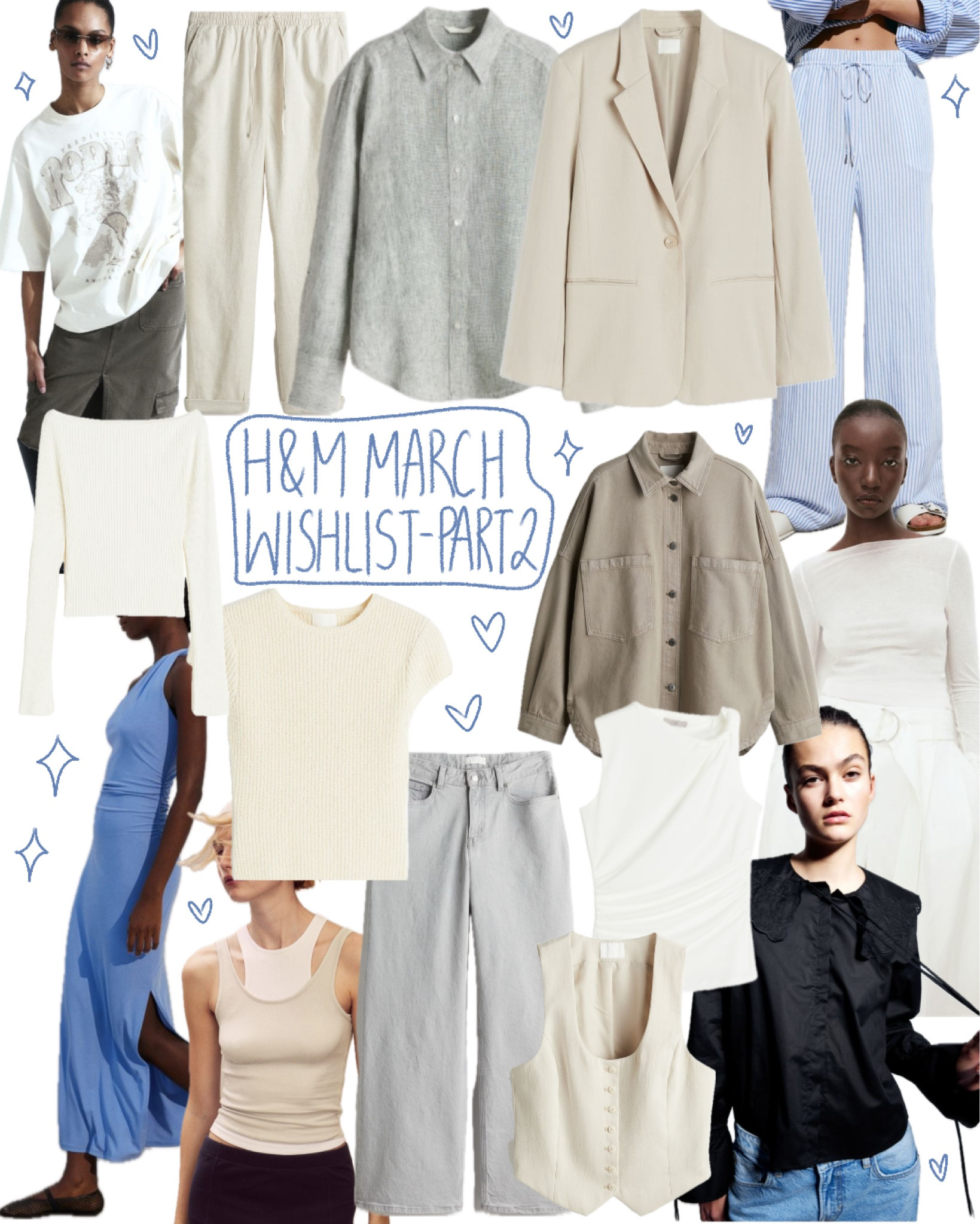 H&M March Wishlist Part 2!
Run for the blue striped linen pants! So many gorgeous neutrals for spring and summer 🤍

#LTKSpringSale #LTKfindsunder50 #LTKstyletip